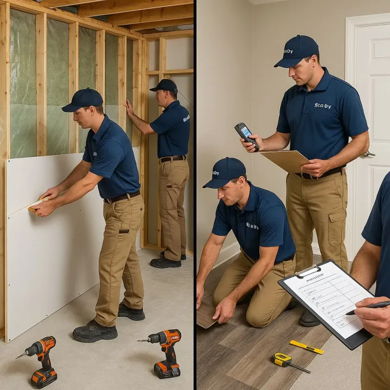Repairs and Reconstruction process in Woonsocket, SD